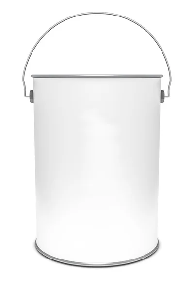 White paint bucket — Stock Photo, Image