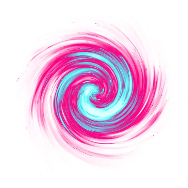 Turchese e rosa vortice colorato — Foto Stock