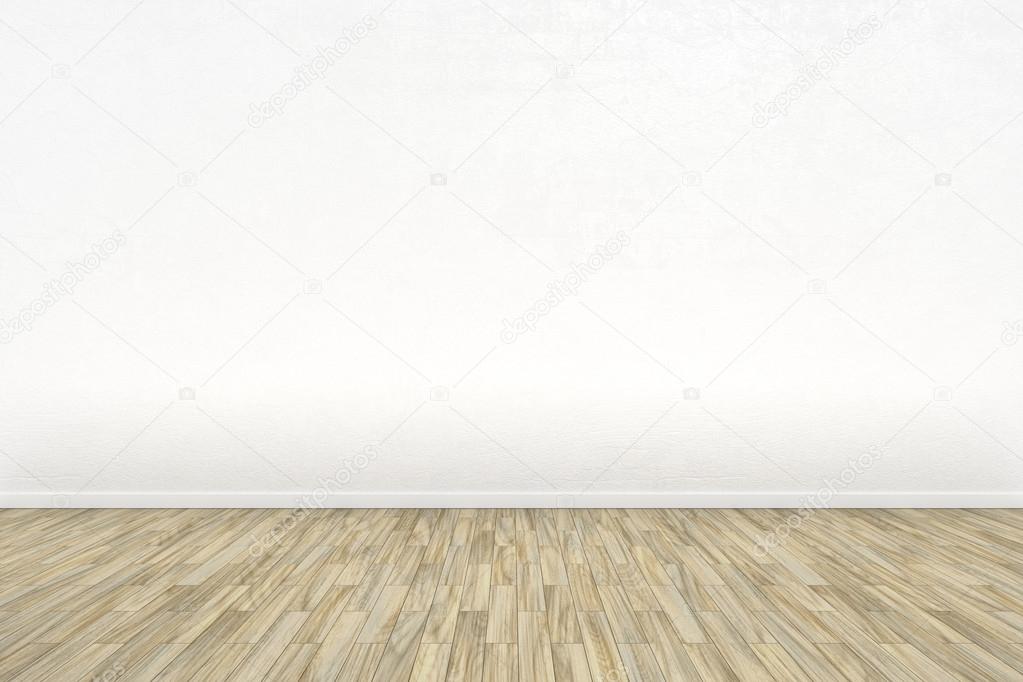 empty room with a wooden floor