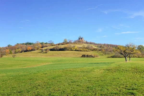 Image Famous Castle Hohenzollern Germany Autumn — Stock Photo, Image