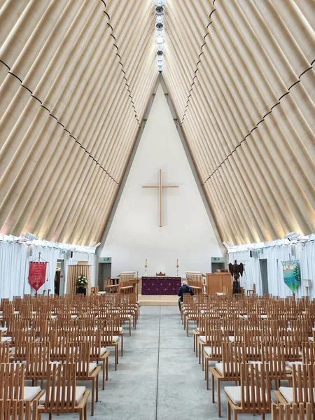 Christchurch New Zealand February 2020 Cardboard Church Christchurch — Stock Photo, Image