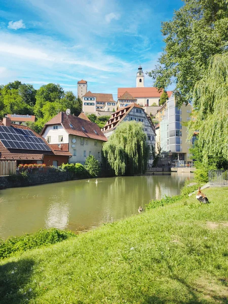 Obraz Horba Řeky Neckar Německu — Stock fotografie