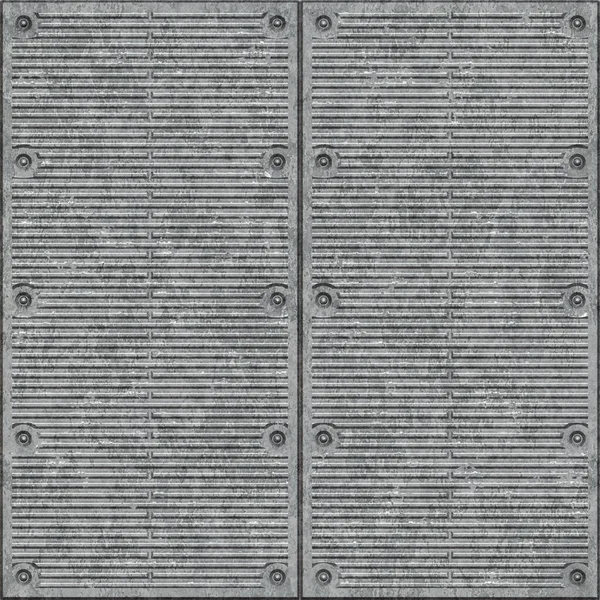 Иллюстрация Кибертекстуры Серой Металлической Пластины — стоковое фото