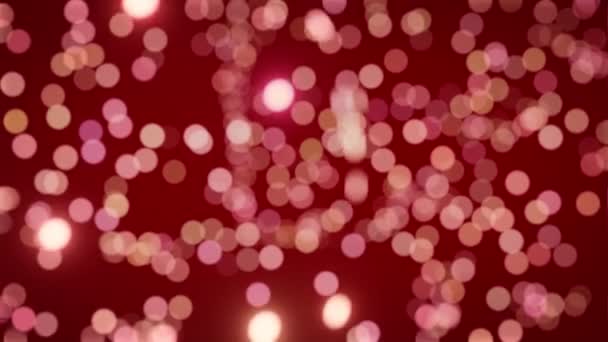 Fondo Con Animación Sin Fin Bokeh — Vídeo de stock