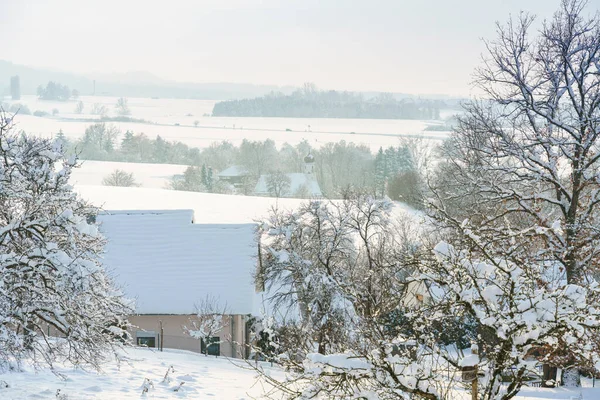 Image Cold Winter Snow Scenery — Stock Photo, Image
