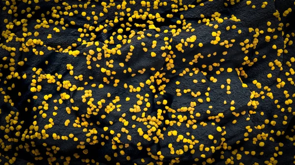 현미경 아래에 코로나 바이러스의 — 스톡 사진