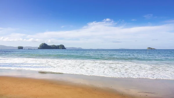 Una Imagen Hermosa Playa Hahei Nueva Zelanda —  Fotos de Stock