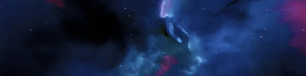 Банерний Фон Космічної Туманності Галактики Ілюстрація — стокове фото