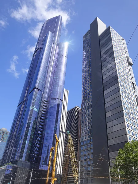 Uma Imagem Uma Impressão Cidade Melbourne Austrália — Fotografia de Stock