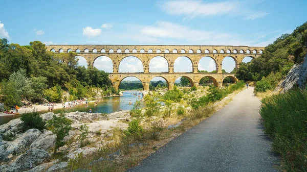 Une Image Pont Gard France — Photo