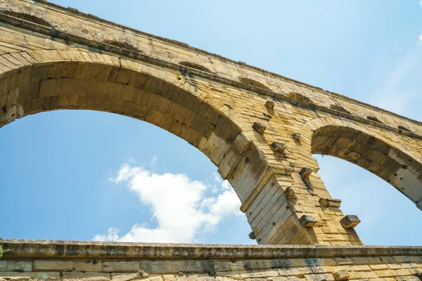 Fransa Daki Pont Gard Bir Resmi — Stok fotoğraf