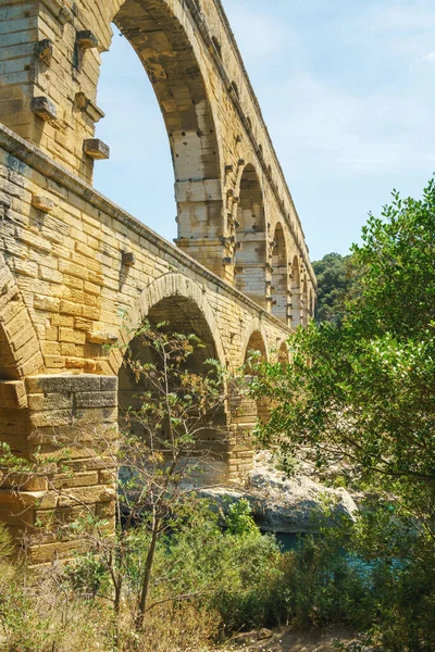 Une Image Pont Gard France — Photo