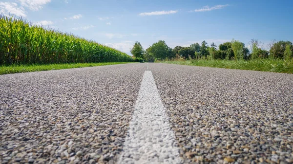 Ein Bild Einer Landstraße Hintergrund — Stockfoto