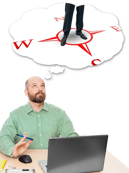 Business man dreaming — Stock Photo, Image