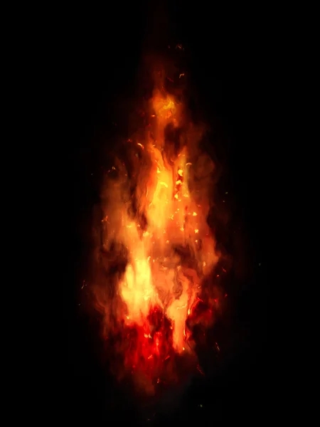 Fire texture — Stock Photo, Image