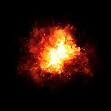 explosion fire clipart