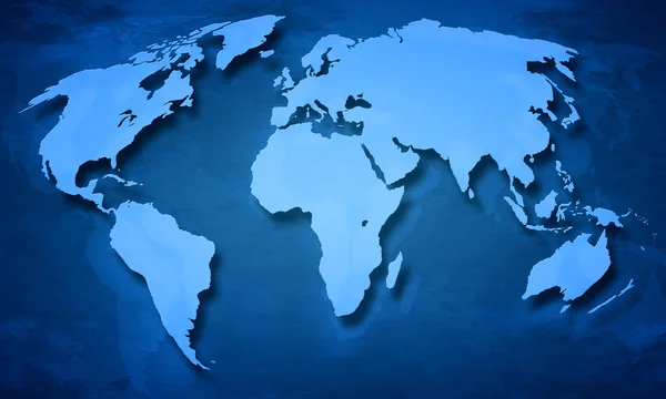 Kaart van Earth — Stockfoto