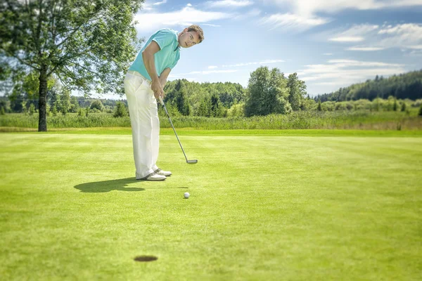 Golf-spelare — Stockfoto