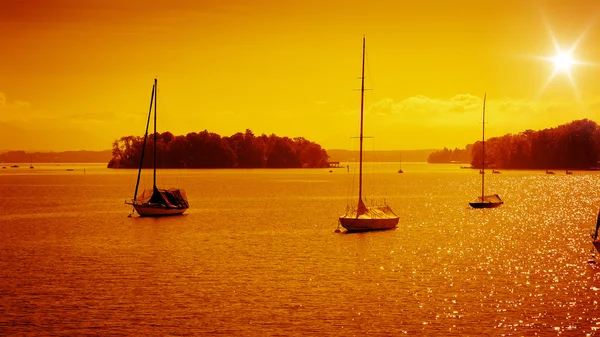 Rose island sunset — Stock Photo, Image