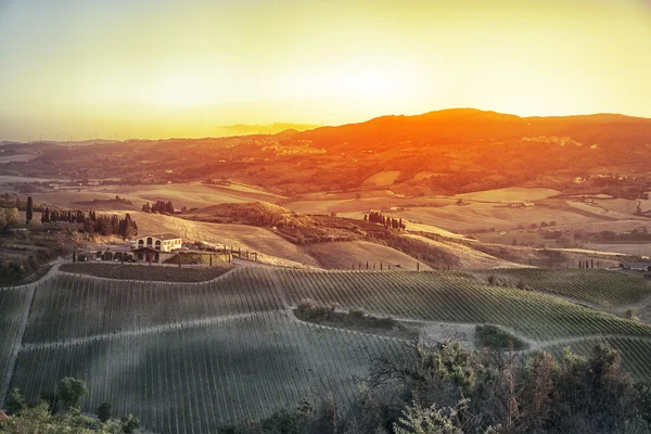 Landskap i Toscana — Stockfoto