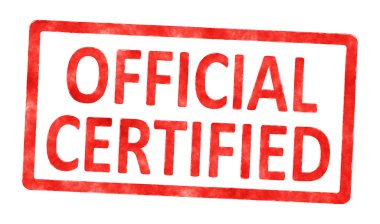 Sertifikalı damga resmi