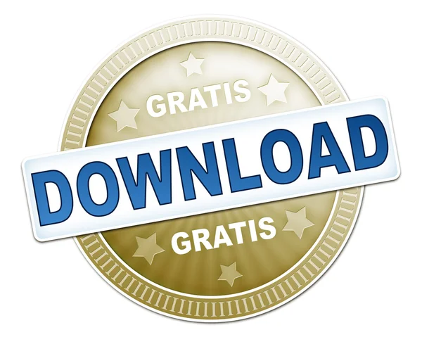 Gratis Letöltés gombra — Stock Fotó