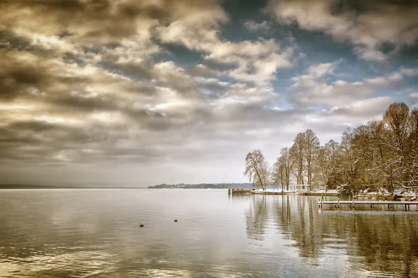 Tutzing inverno — Foto Stock