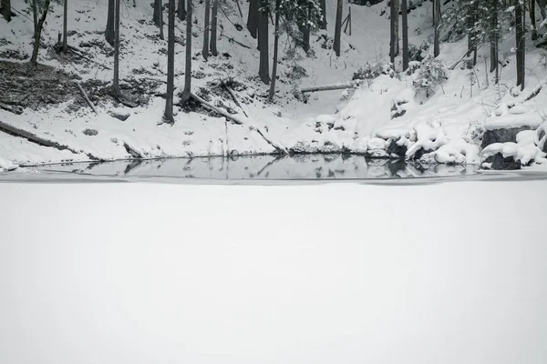 Eibsee vinter — Stockfoto