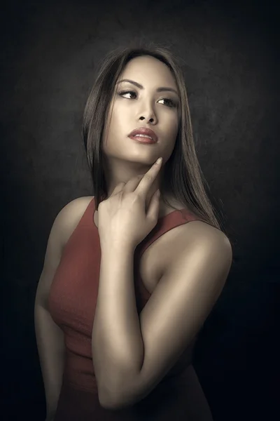 Azjatyckie kobiety portret — Zdjęcie stockowe