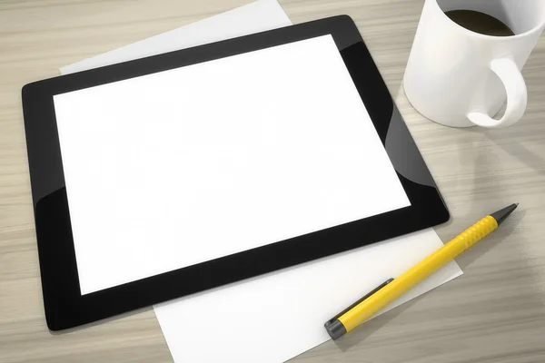 An image of a tablet pc — Stock Photo, Image