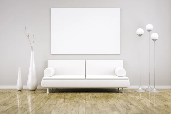 Quarto e sofá — Fotografia de Stock