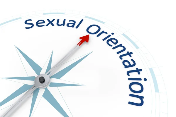 Brújula Orientación sexual — Foto de Stock