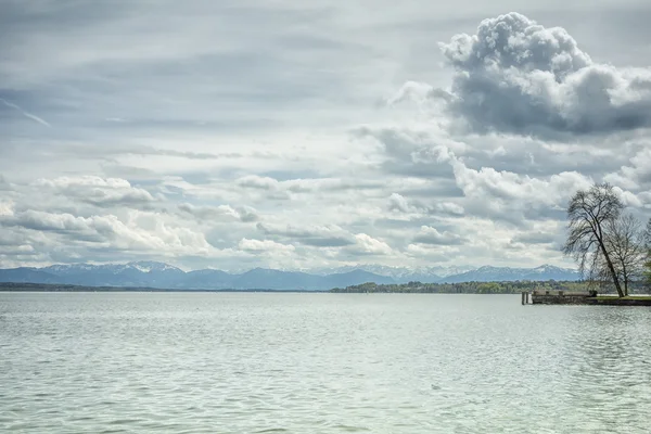 Nubes en los Alpes — Foto de Stock