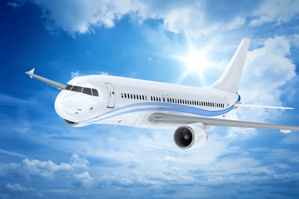 Rendering 3D di aeroplano — Foto Stock
