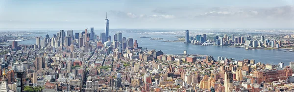 Luchtfoto van new york — Stockfoto