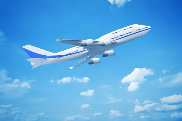 3D rendering ของเครื่องบิน — ภาพถ่ายสต็อก