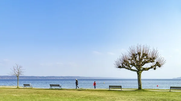 Schilderachtig uitzicht van Starnberg Lake — Stockfoto