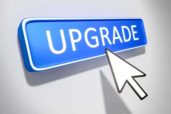 Aanzienlijke upgrade knoppictogram — Stockfoto