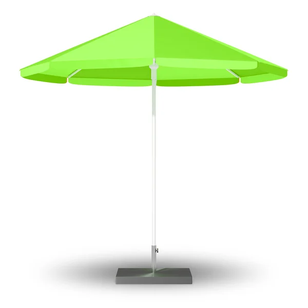 Guarda-chuva de proteção solar verde — Fotografia de Stock