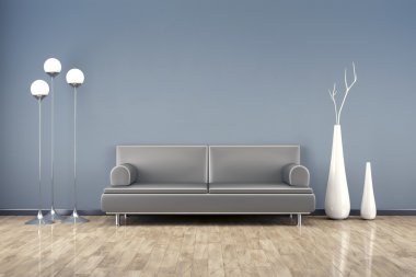 Blue room-sofa