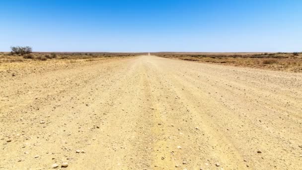 Австралійський грунтової дороги — стокове відео