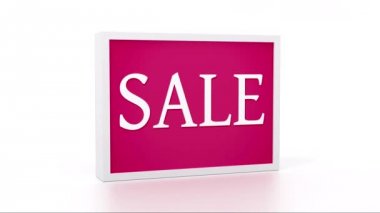 Satışı dikdörtgen büyükçe işareti