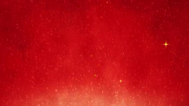 Fondo rojo de Navidad — Vídeo de stock