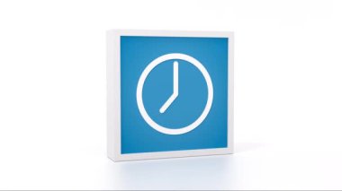 Saat dikdörtgen büyükçe işareti