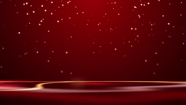 Rosso sfondo di Natale — Video Stock