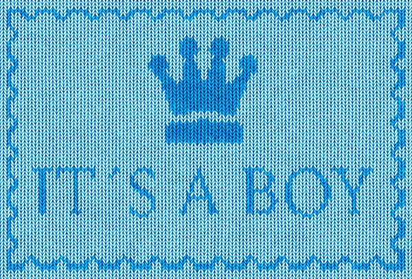 Its a boy text — Stock Photo, Image