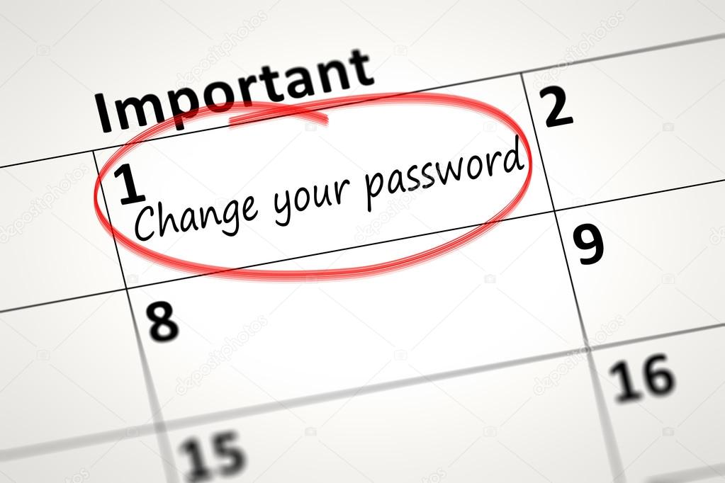 Change your password