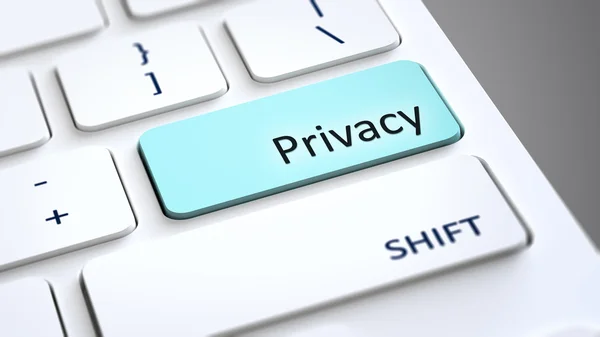 Toetsenbord computerprivacy — Stockfoto