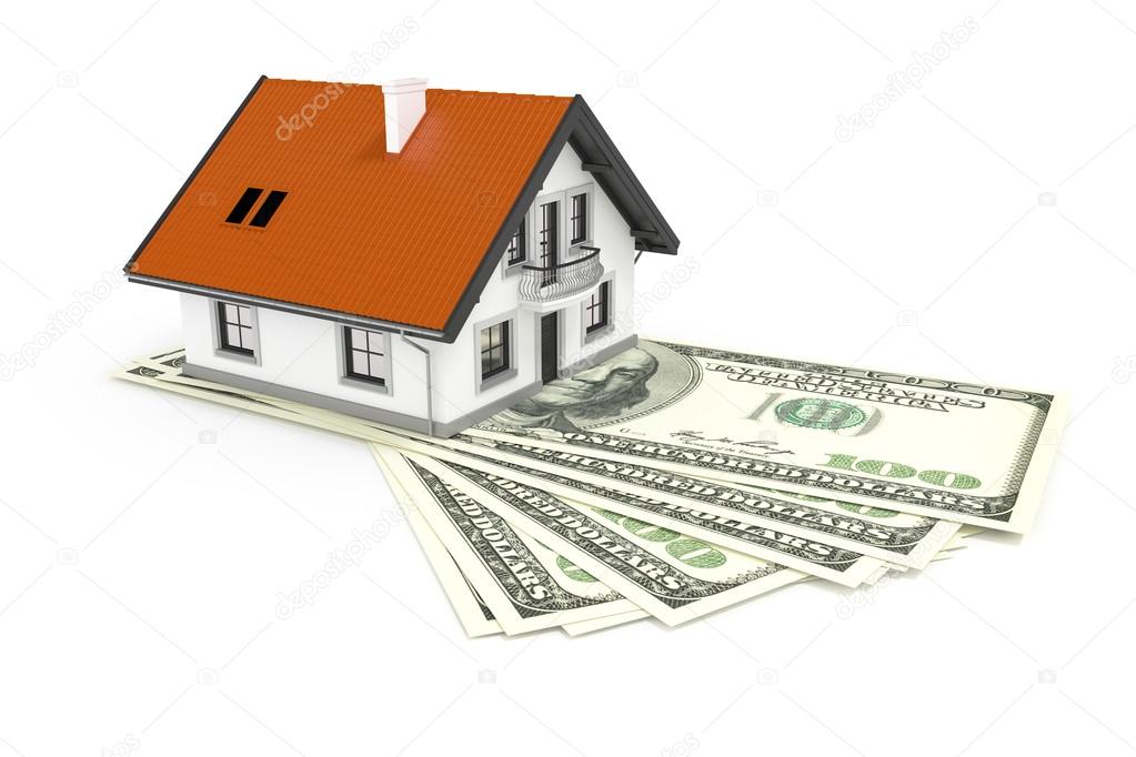 House above banknotes