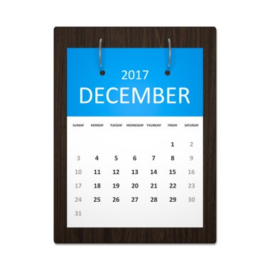 Planlama 2017 Aralık Takvim